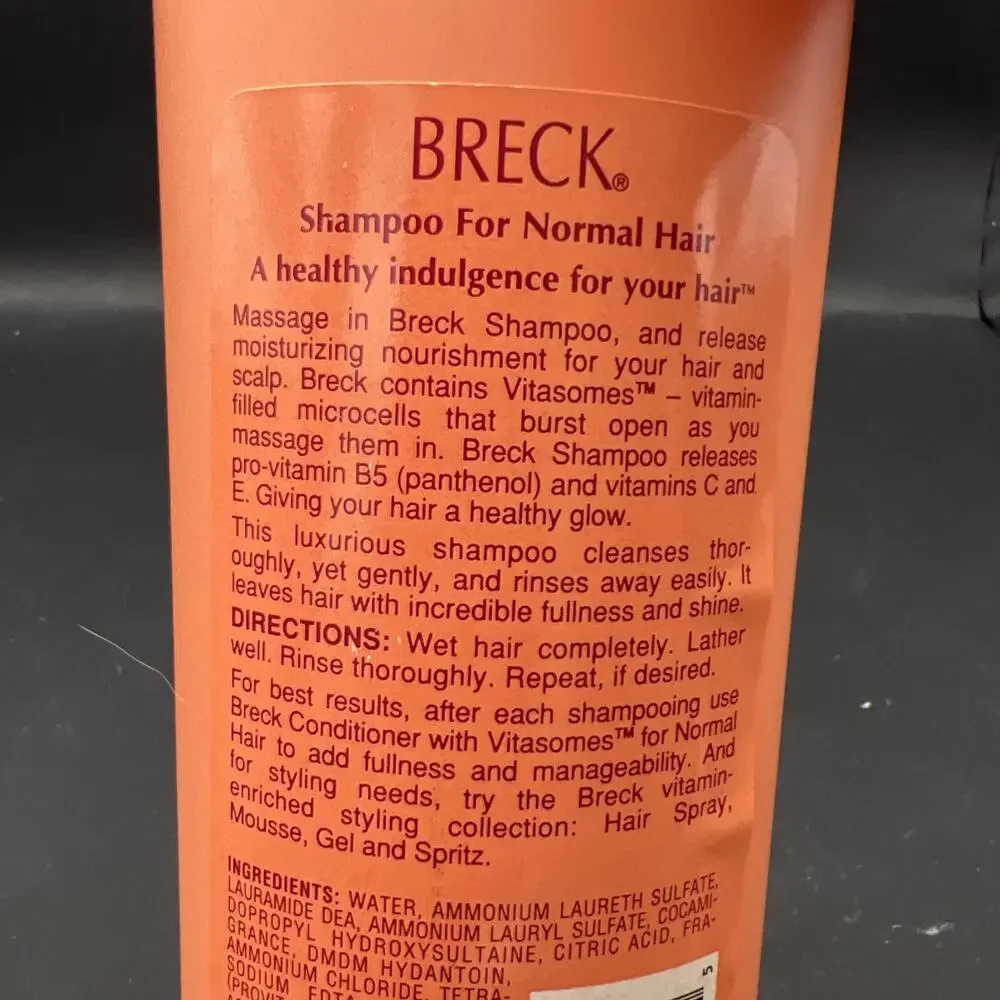 Vintage Breck Shampoo with Vitasomes for normal hair 15fl oz Healthy Indulgence
